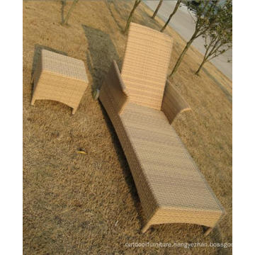 Lounge Rattan Aluminum Frame Chair Outdoor Modern Chaise